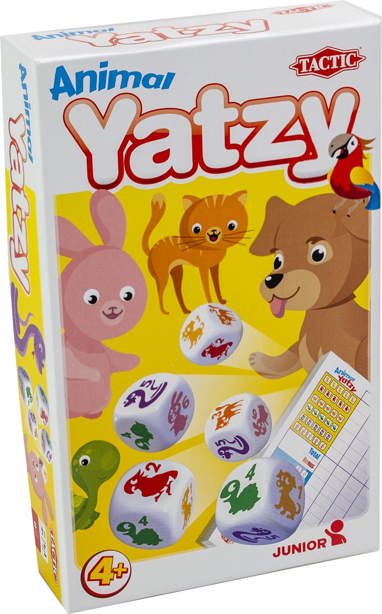 Tactic Dieren Yatzy – Bordspel – Compacte Editie – Dobbelspel voor Jong en Oud – Vanaf 4 Jaar – 2 of Meer Spelers — afbeelding 4