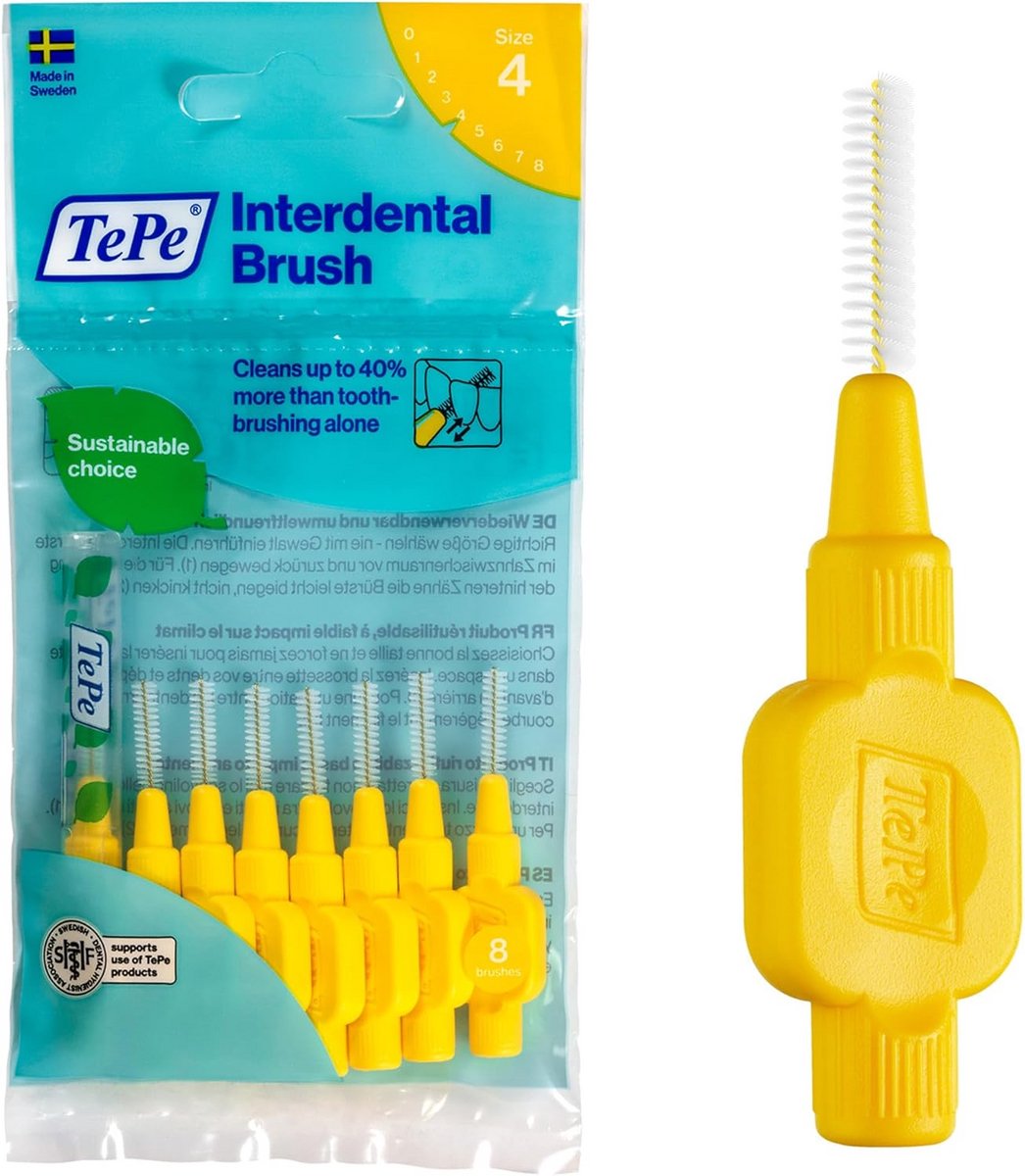Interdentale Ragers Set - 8 Stuks - Ø 0,7mm (ISO 4) - Effectieve Reiniging Tussen Tanden en Kiezen