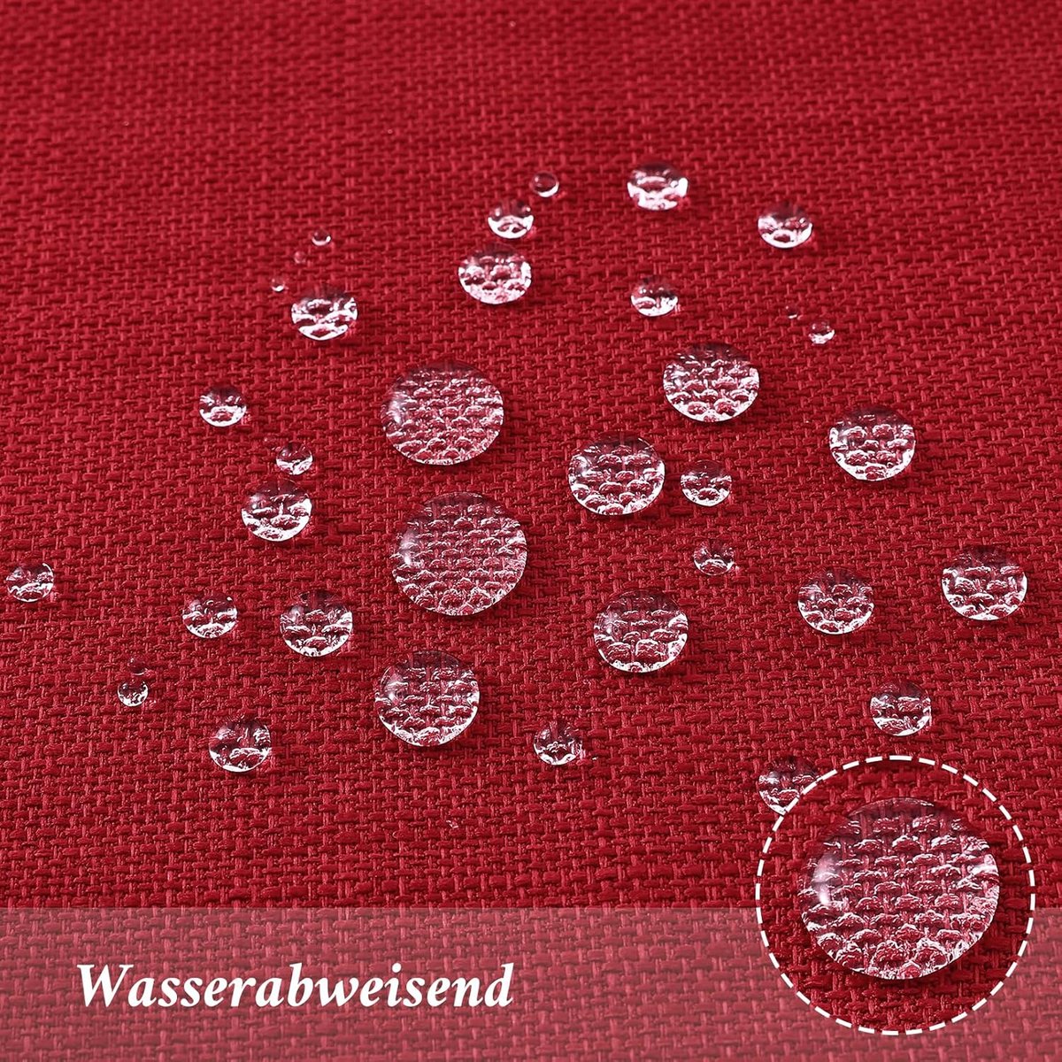 Kerst tafelkleed rechthoekig 140 x 200 cm waterafstotend lotuseffect wasbaar