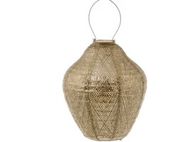 Lumiz Solar Tuinverlichting - Lampion op zonne energie - Jar - 30 cm - Goud