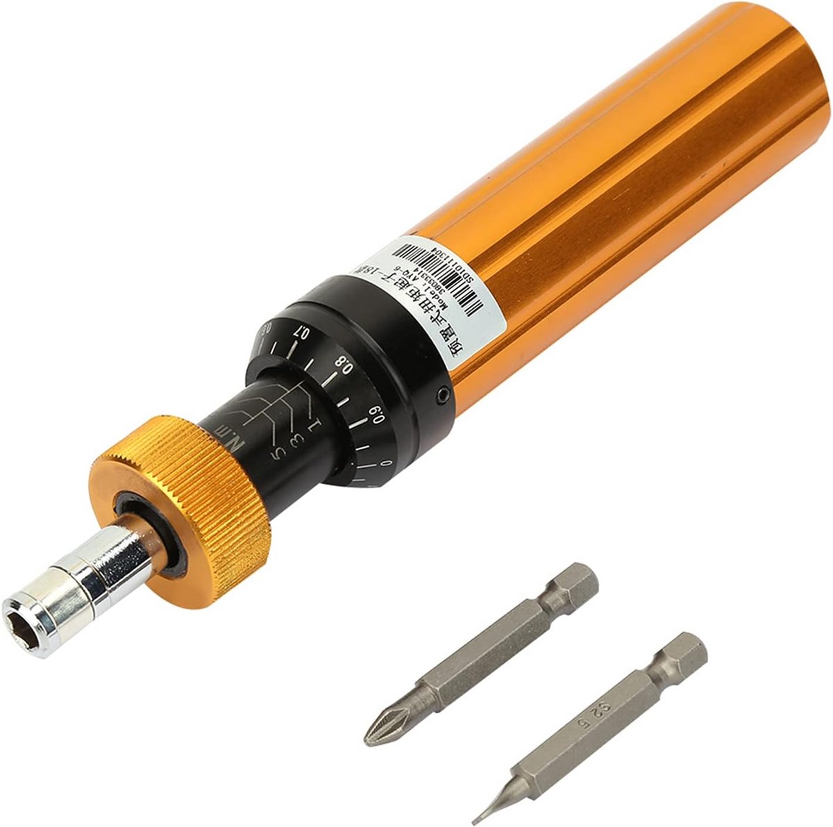 Verstelbare Torque Bitschroevendraaier 1-6 Nm - Legeringsstaal met Anti-slip Handvat voor Precisiewerk