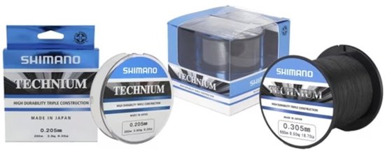 Shimano - Lijn nylon Technium Black 1250m / 0,285mm / 7,50kg - Shimano van Shimano — afbeelding 4