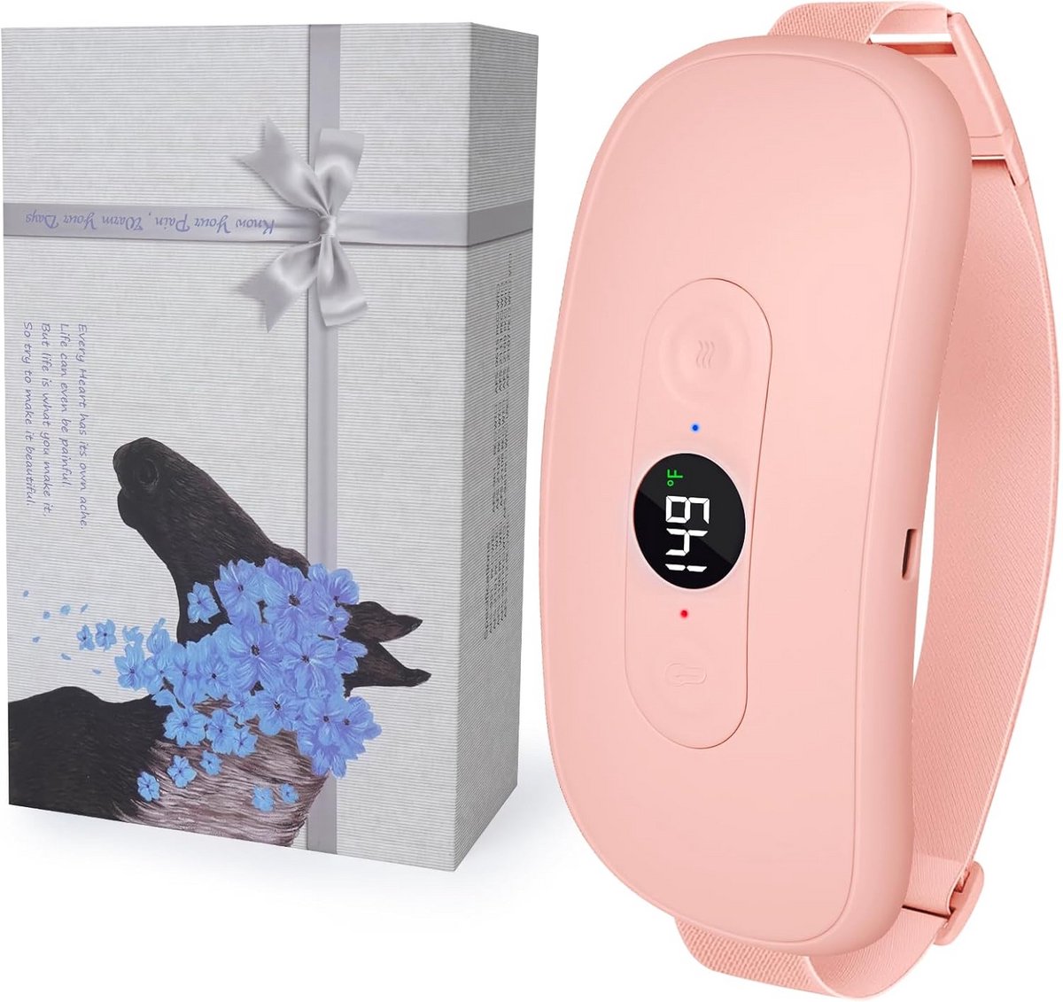 Verwarmd Menstruatiekussen met Vibratiemassage voor Pijnbestrijding