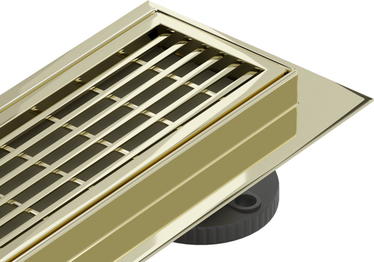 Mexen Flat 360° M33 draaibare lineaire afvoer 70 cm, goud - 1533070-40