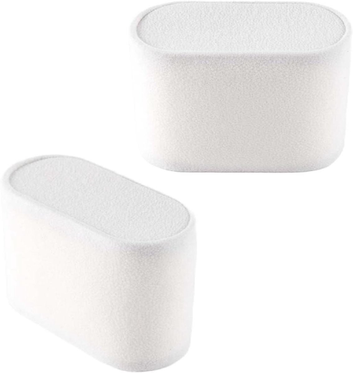 Horlogekusseninzetstukken - Display - Opbergoplossing - Grijs - Horlogedisplay - Pluis - 12 stuks - Geschikt voor Horloges - Displayopslag - Allecta