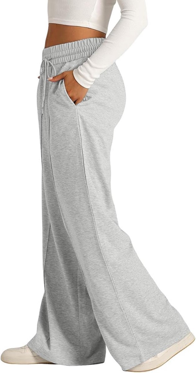 Dames Sportbroek Joggingbroek Recht Casual met Zakken voor Yoga Fitness en Hardlopen — afbeelding 4