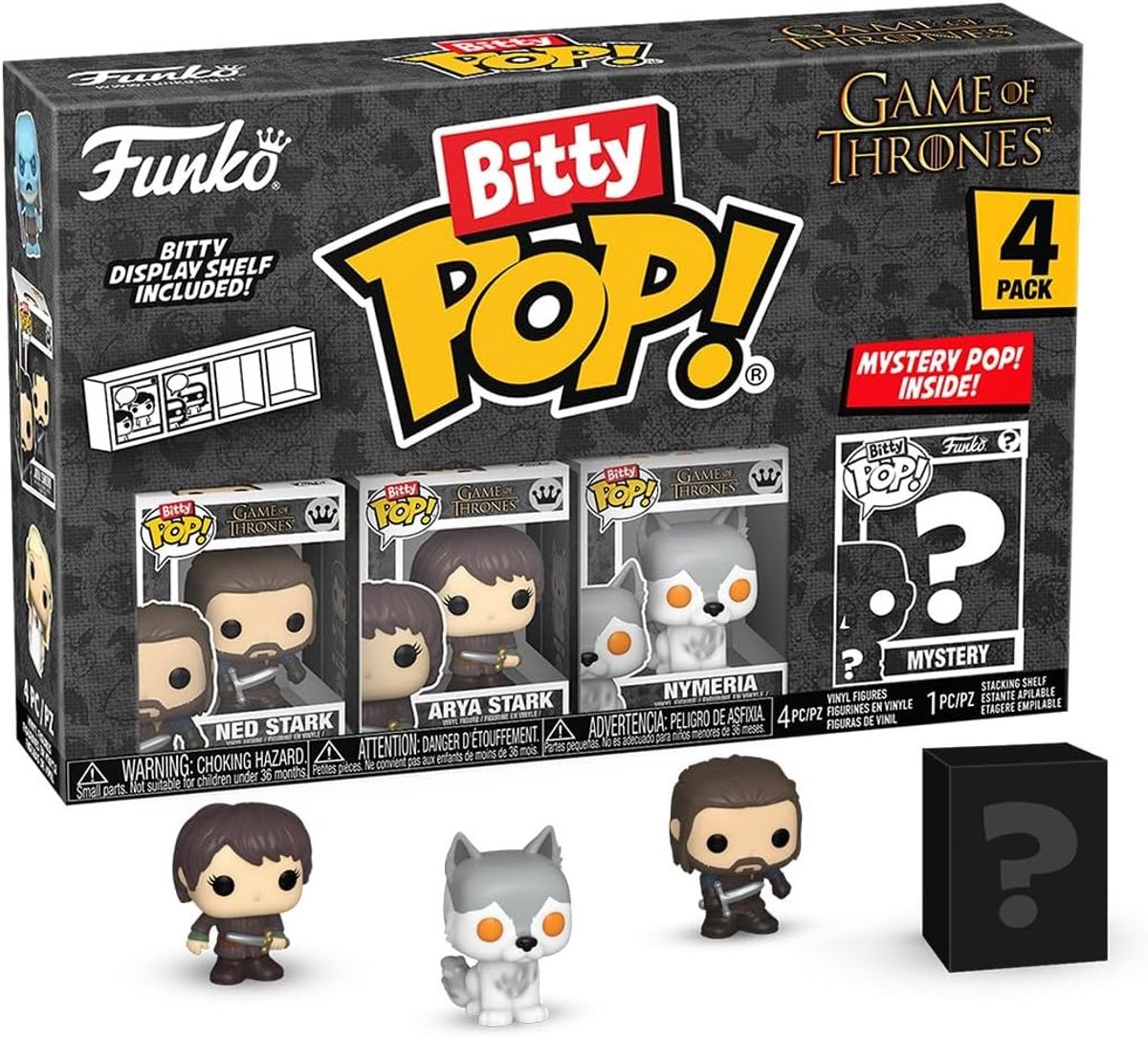 FUNKO BITTY POP: GOT - NED STARK 4PK.