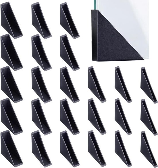 Parkeergarage Hoekbeschermers – Set Van 5 Stuks, L-vorm, Reflecterend Zwart-geel Rubber – 120 Cm Lang – Beschermt Muren En Auto’s Tegen Stoten – Eenvoudig Te Monteren