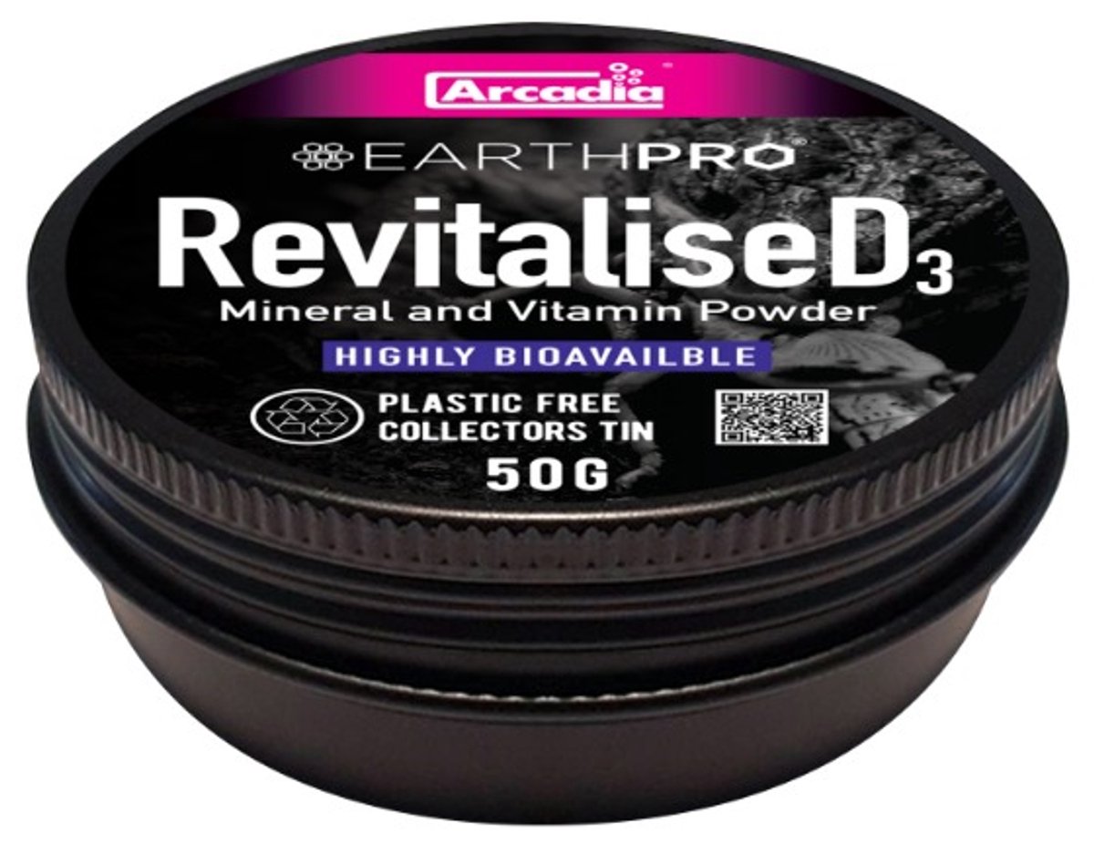 Arcadia EarthPro RevitaliseD3 multivitamine met D3 voor reptielen 50 en 100gr 50 Gram