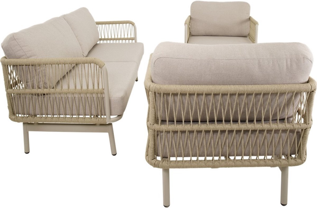 Lesli Living Lounge Set Akiro - Modular Garden Set Beige