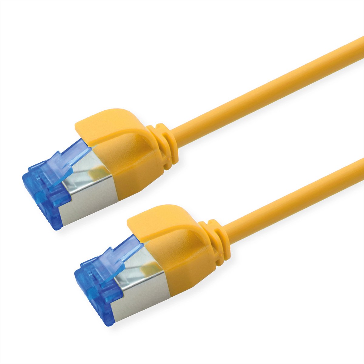 ROLINE Patchkabel Kat.6A (Class EA) S/FTP (PiMF) , LSOH, PoE, geel, 2 m