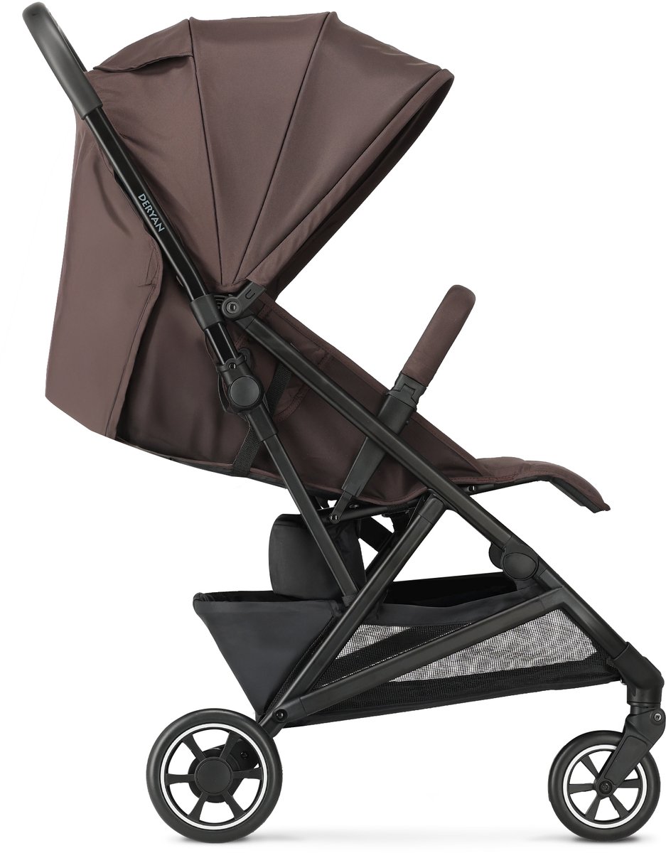 Deryan Easy2 Buggy - Lichtgewicht - Compact - Inklapbaar - Chocolade – foto 5