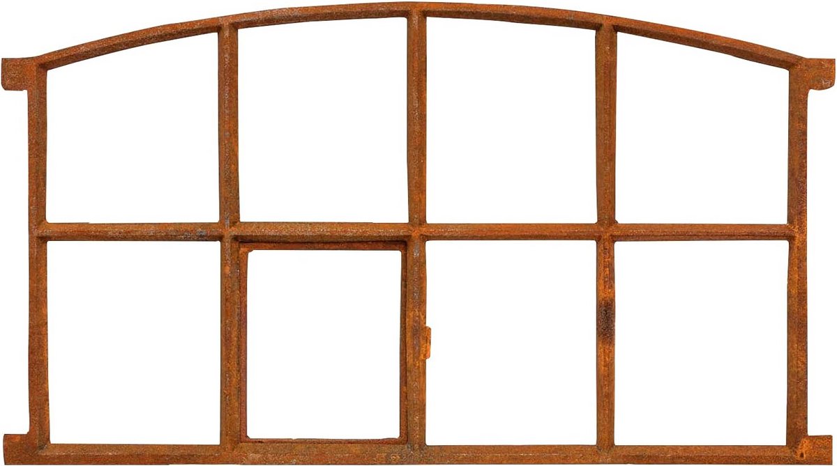 Antiek Stijl Gietijzeren Decoratie Raam voor Schuur of Tuinhuis 74cm