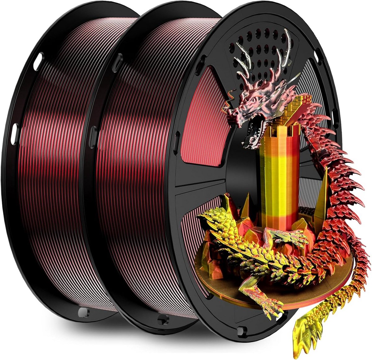 Zijde Glans PLA Filament 3D Printer 1.75mm voor Levendige Prints