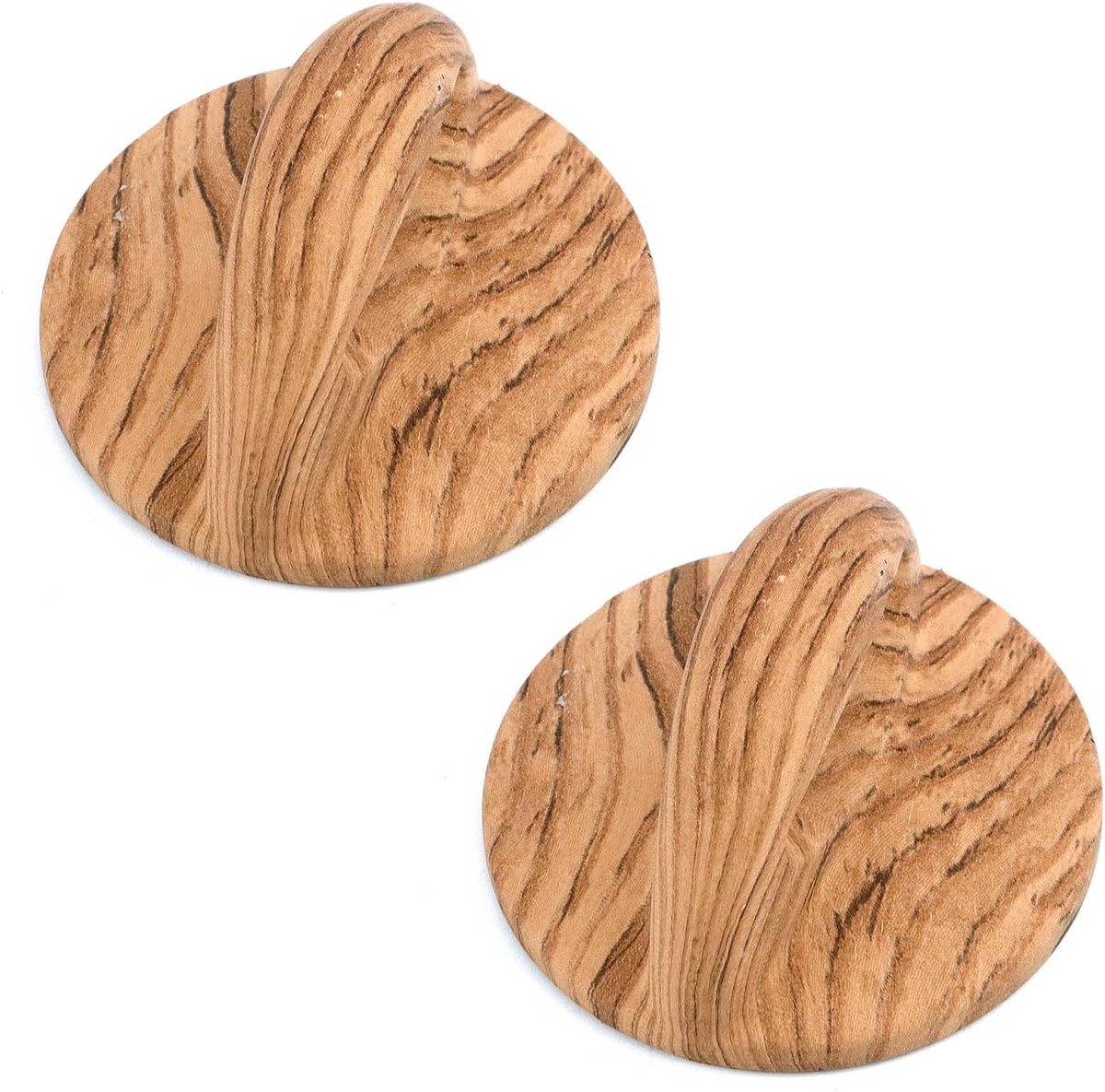 2 Stuks Universele Houten Potdeksel Knop Vervanging voor Kookgerei