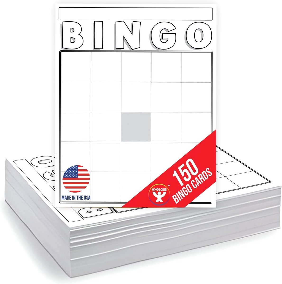 150 Blanco Bingo Kaarten voor Klaslokaal, Feesten en Evenementen