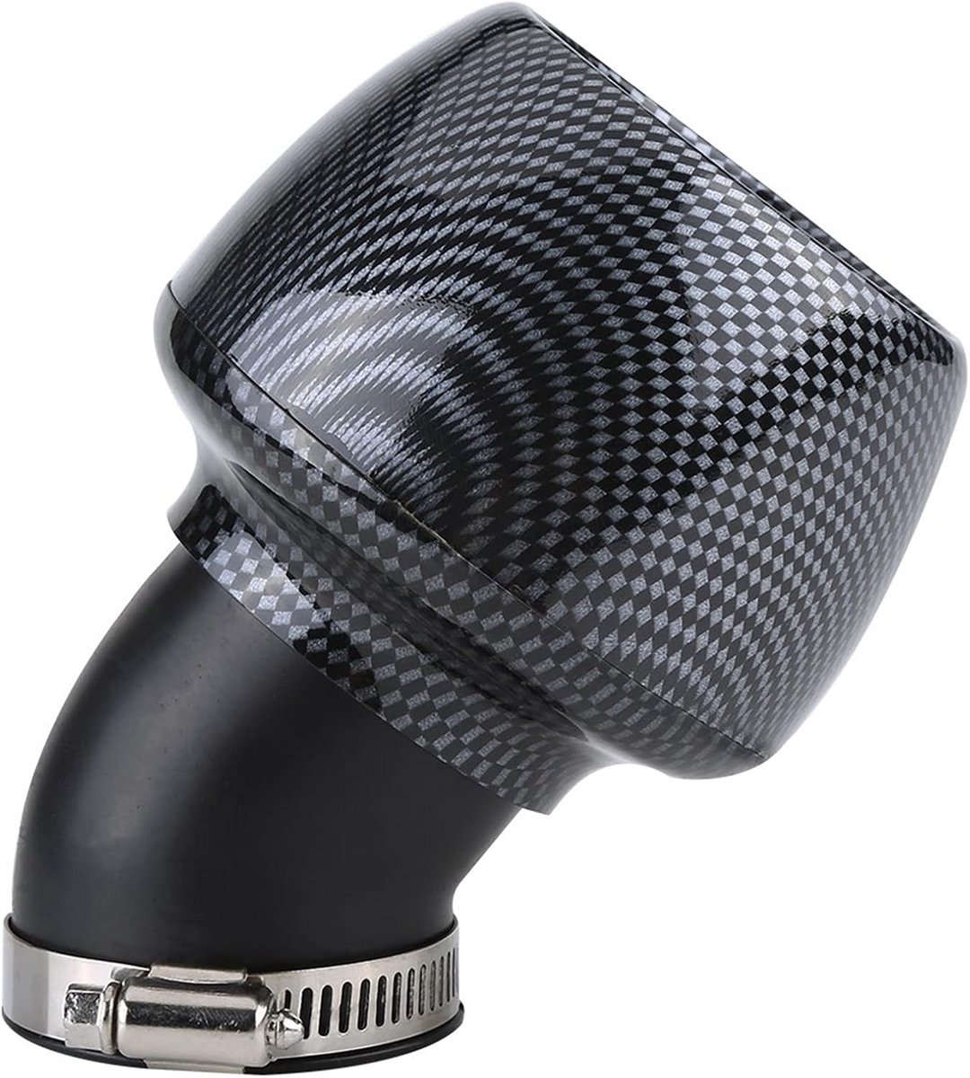 Universeel Motorfiets Luchtfilter Koolstofvezel 42mm voor Scooter ATV Crossmotor