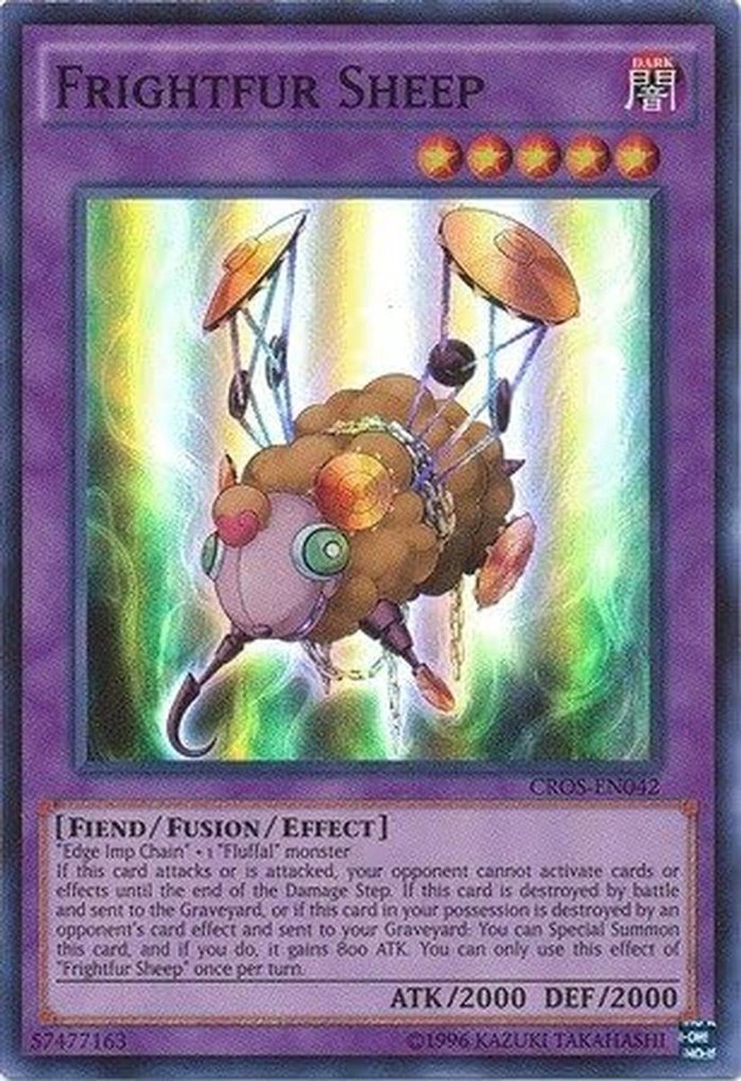 Yugioh Frightfur Sheep Kaart - Super Rare uit Crossed Souls Set