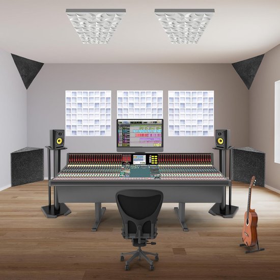 Qrd Diffusers Studio 4 Stuks Akoestische Diffusers Wafelstijl QRD Panelen voor Studio en ...