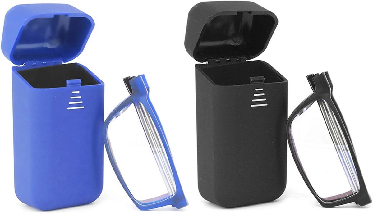 Opvouwbare Leesbril Anti-Blauw Licht Inclusief Hard Etui