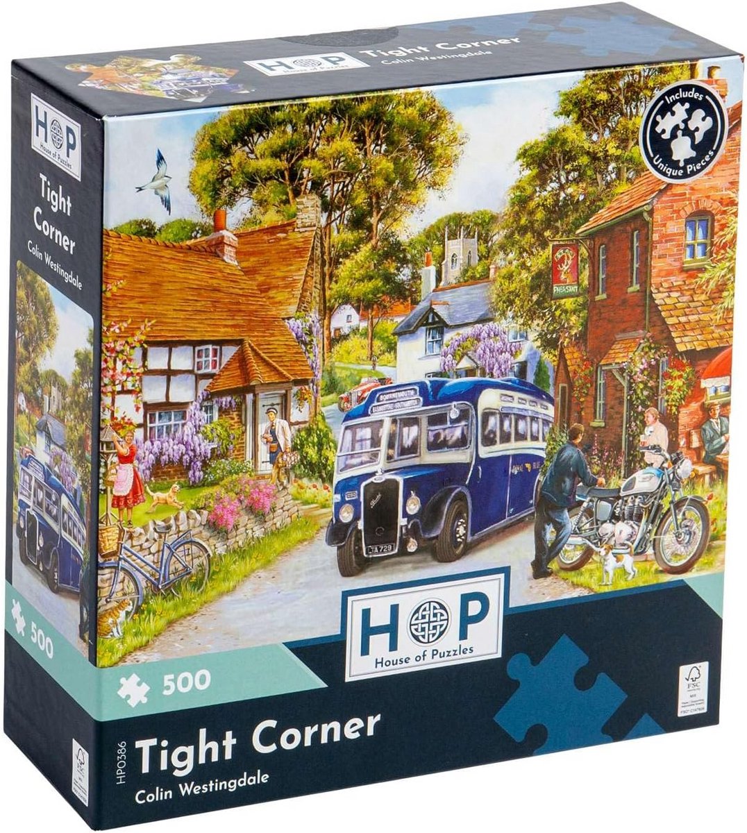 Puzzel 500 Stukjes - Unieke Vormen en Duurzaam Kwaliteitskarton