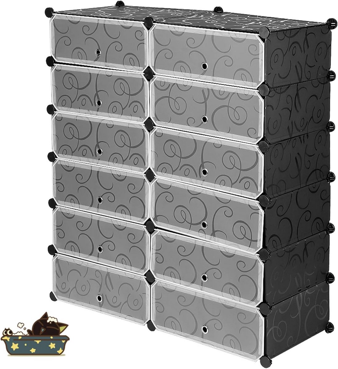 Modulaire Opbergsysteem Kast met Veel Vakken voor Kleding en Speelgoed