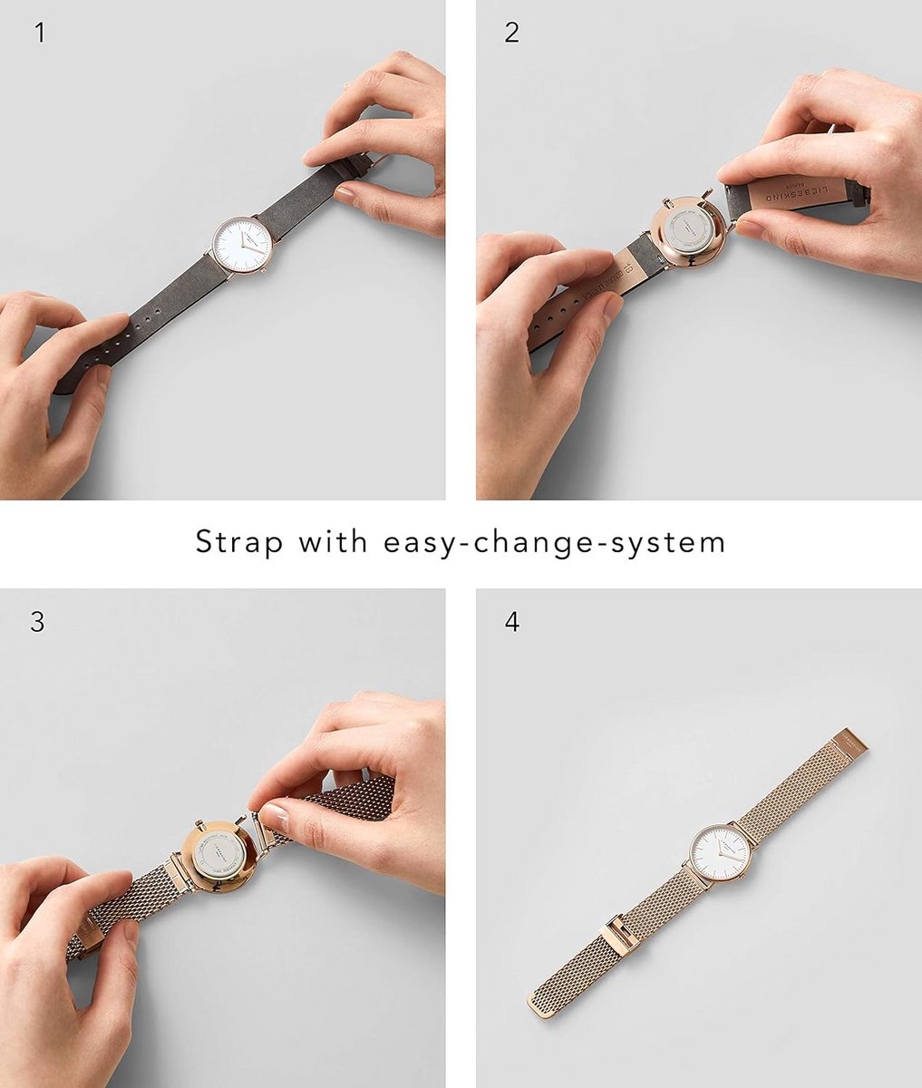 Dameshorloge analoog kwartshorloge met roestvrijstalen armband