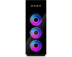 HP OMEN MAX 45L GT23-0190ng AMD Ryzen™ 9 9900X3D 64 GB DDR5-SDRAM 2 TB SSD NVIDIA GeForce RTX 5090 Windows 11 Home Tower PC Zwart