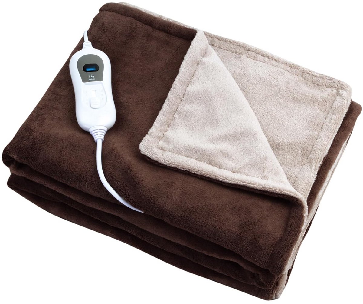 Elektrische Deken - Warmtedeken Plaid - Comfort Verwarmen - Snelle Verwarming - 60 x 120 cm - Grijs
