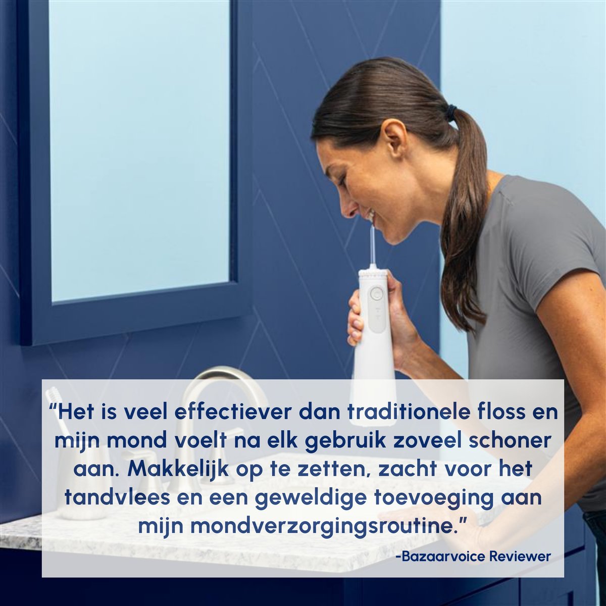 Waterpik Cordless Pearl draadloze elektrische waterflosser, oplaadbaar. Verwijdert tandplak, reinigt tussen tanden, waterdicht en ideaal voor reizen of kleine badkamers. Wit. thumbnail 5