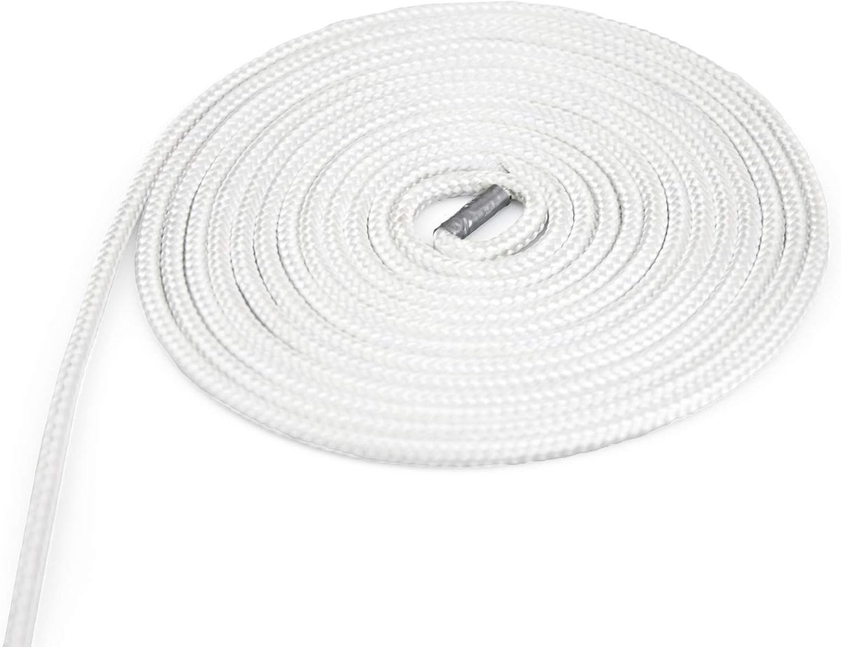 Polypropeen Touw - Gevlochten Lijn - Bevestigen & Zekeren - Hoge Trekkracht - 4 mm x 200 m - Wit