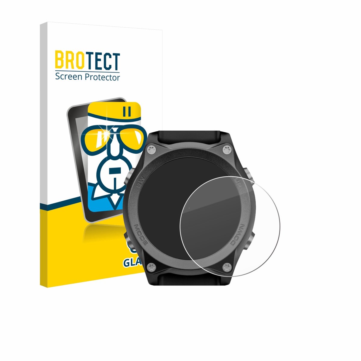 BROTECT - Glas Screenprotector voor Mares Sirius - Gehard Beschermglas 9H