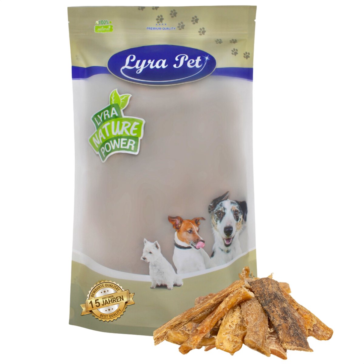 1 kg Lyra Pet® Runderpens groot MHD 9/2025