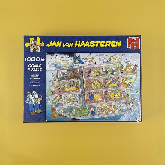 Jan van Haasteren - Cruiseschip - 1000 stukjes puzzel - Legpuzzel