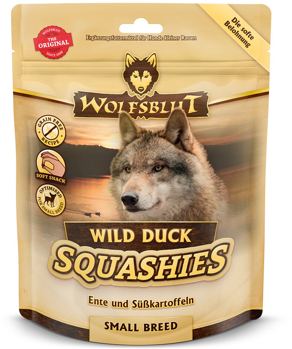 Wolfsblut Squashies Wild Duck Small Breed - 6 x 300 gr - Voordeelverpakking