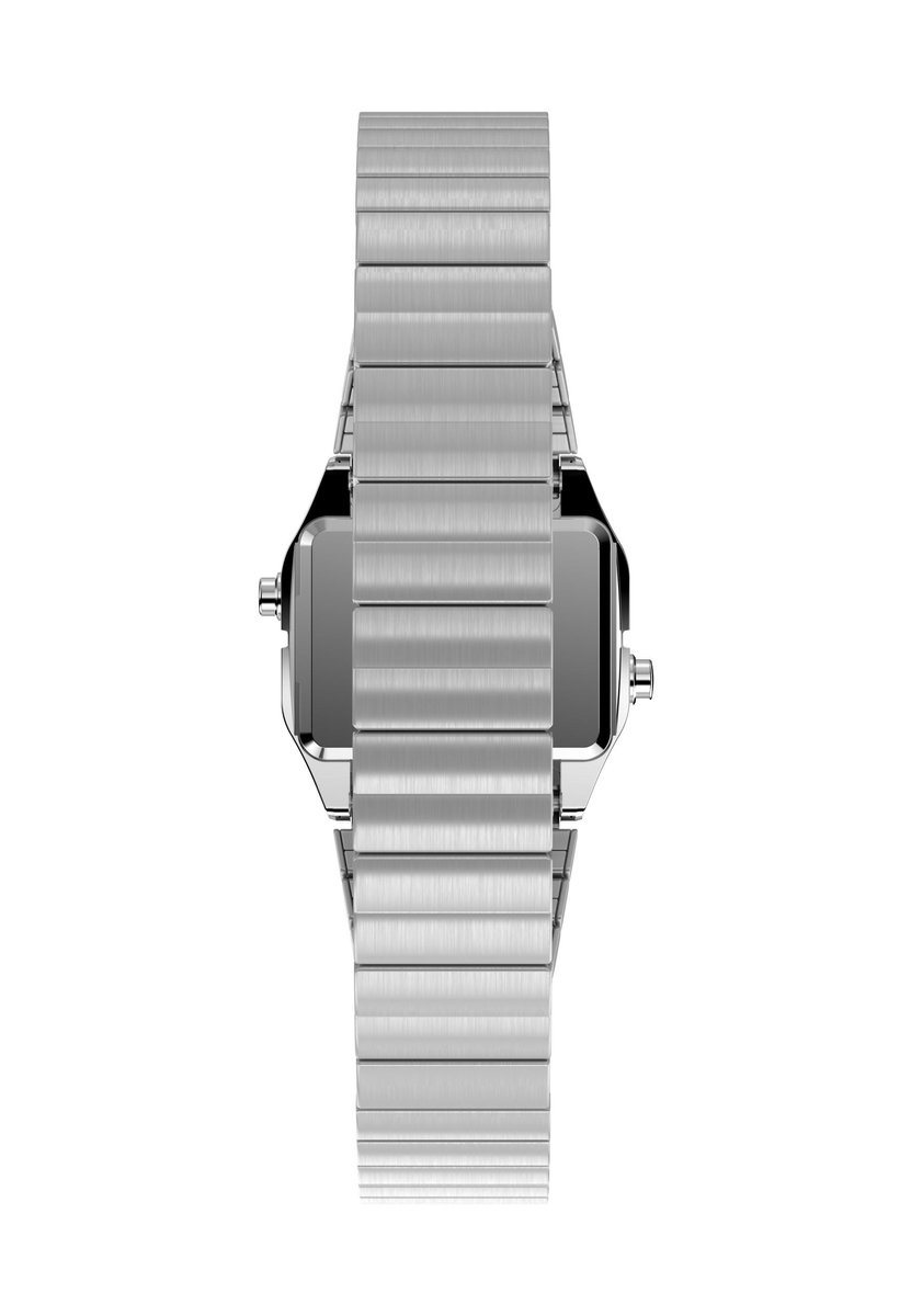 Timex Timex Teeny Tiny Quartz Analoog Horloge Zilverkleurig Kast: 100% Roestvrij Staal | Armband 100% Roestvrij Staal 20 mm TW2Y46500AJ