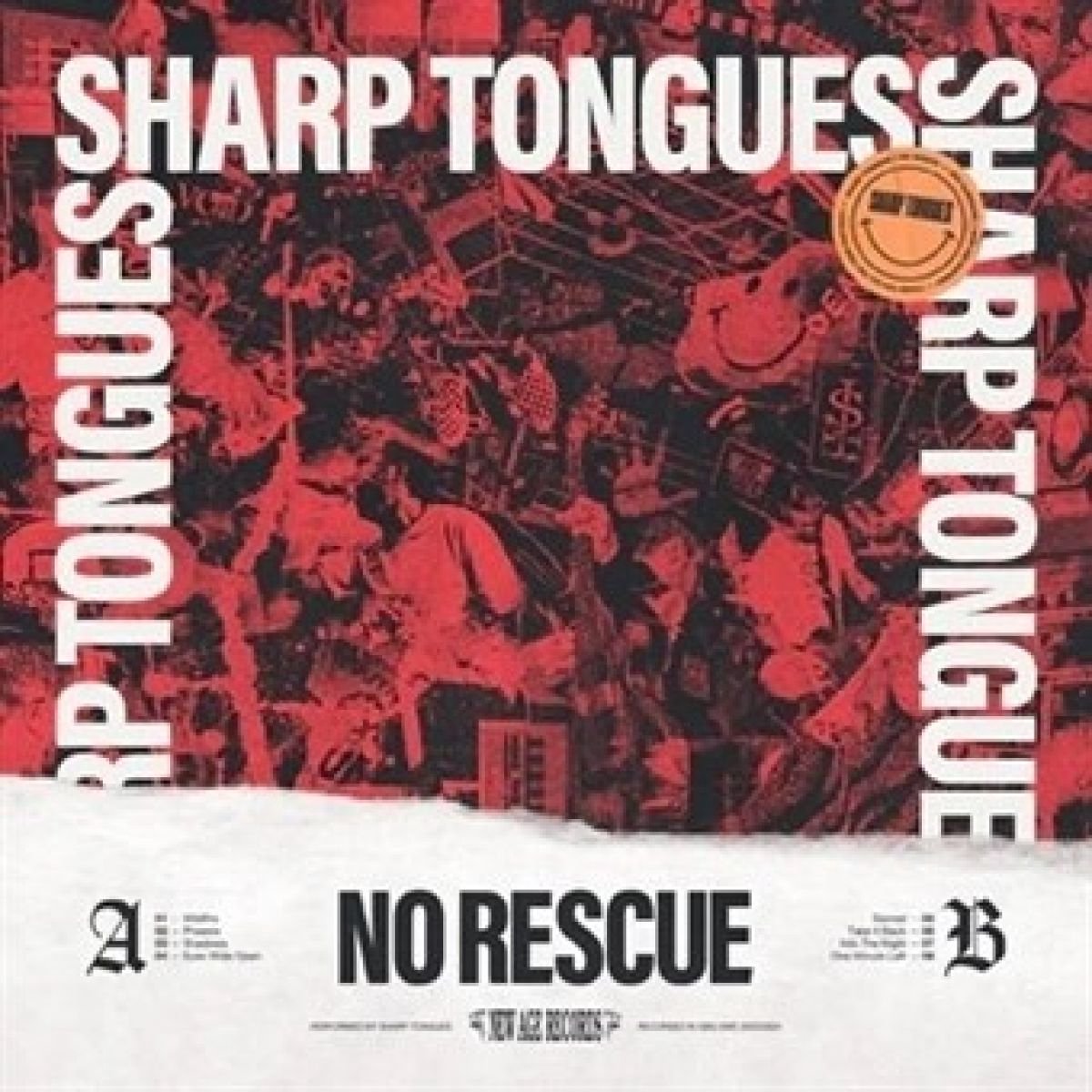 Sharp Tongues - No Rescue (LP) (Coloured Vinyl)
