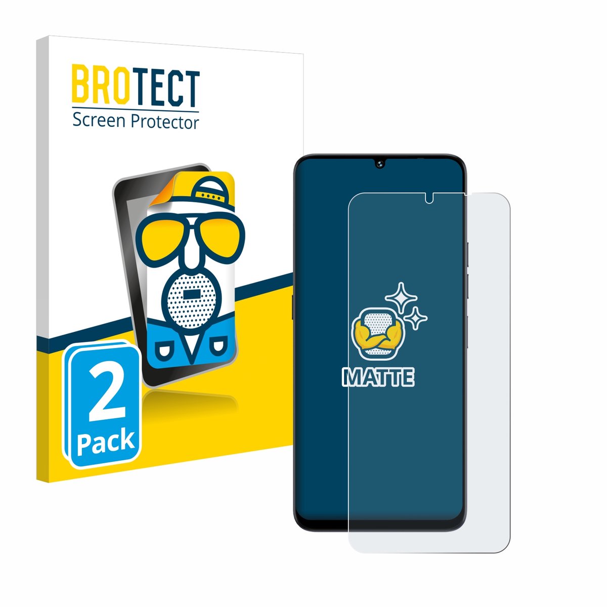 BROTECT - Screenprotector voor Umidigi G9 5G - Folie Beschermfolie matte 2 Stuks
