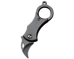 Mini Klauw Zakmes Inklapbaar – Compact Sleutelhanger Mes – RVS 3Cr Staal – Multifunctioneel Kartonmes & EDC Pocket Knife – Zwart