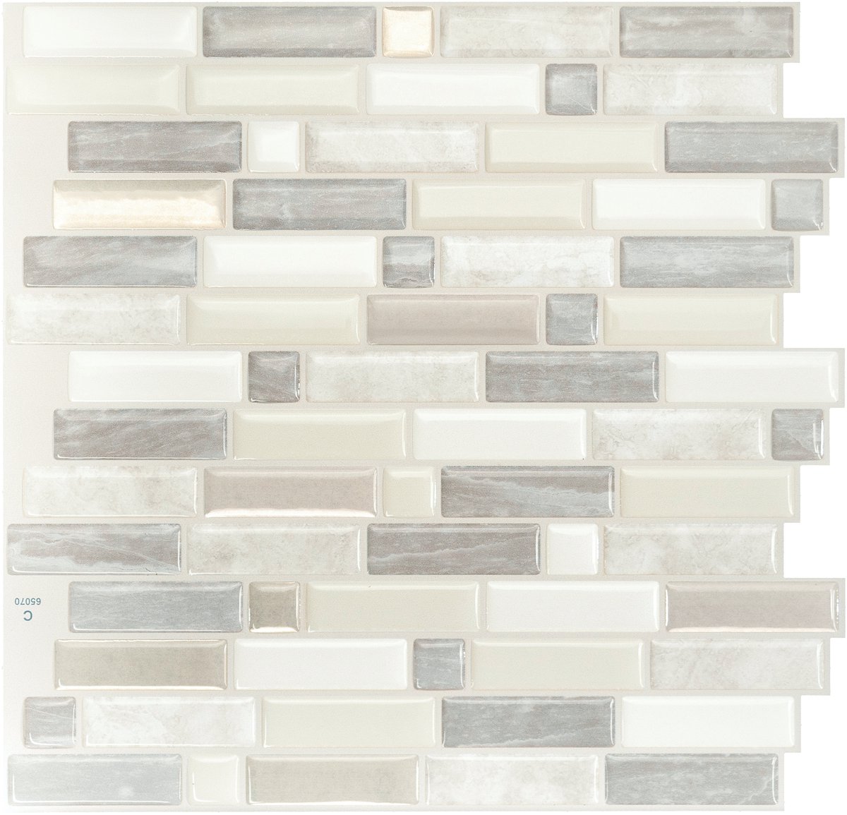 Smart Tiles Zelfklevende keuken achterwand voor keuken en badkamer Crescendo 4 24,69x23,77 cm