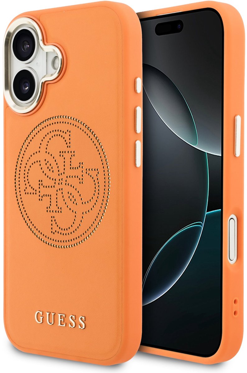Guess Telefoonhoesje voor iPhone 17 - MagSafe geschikt - Oranje