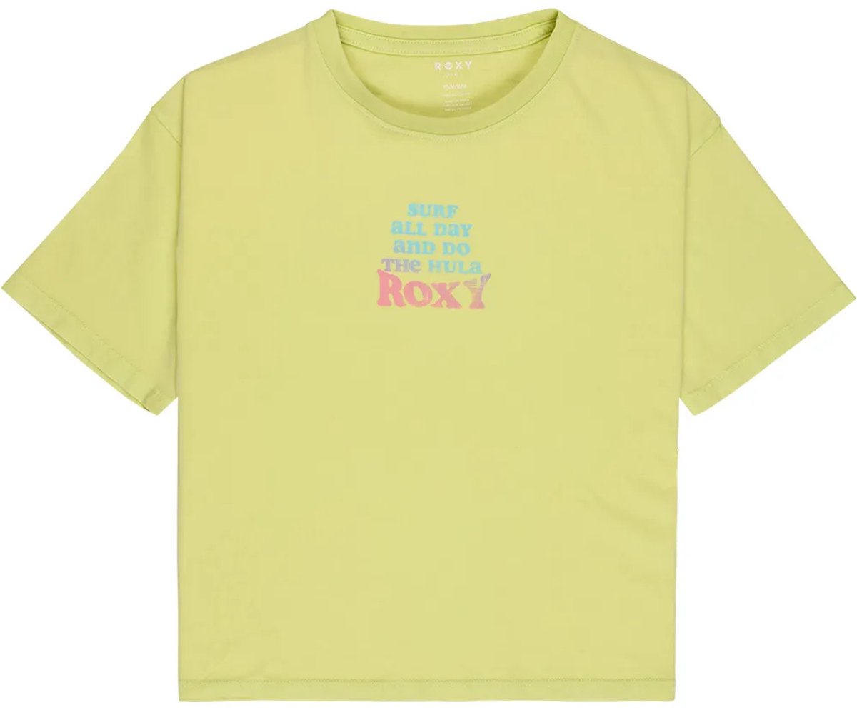 Roxy Daisyloose Season T-shirt Met Korte Mouwen 12 Years Meisje Groen