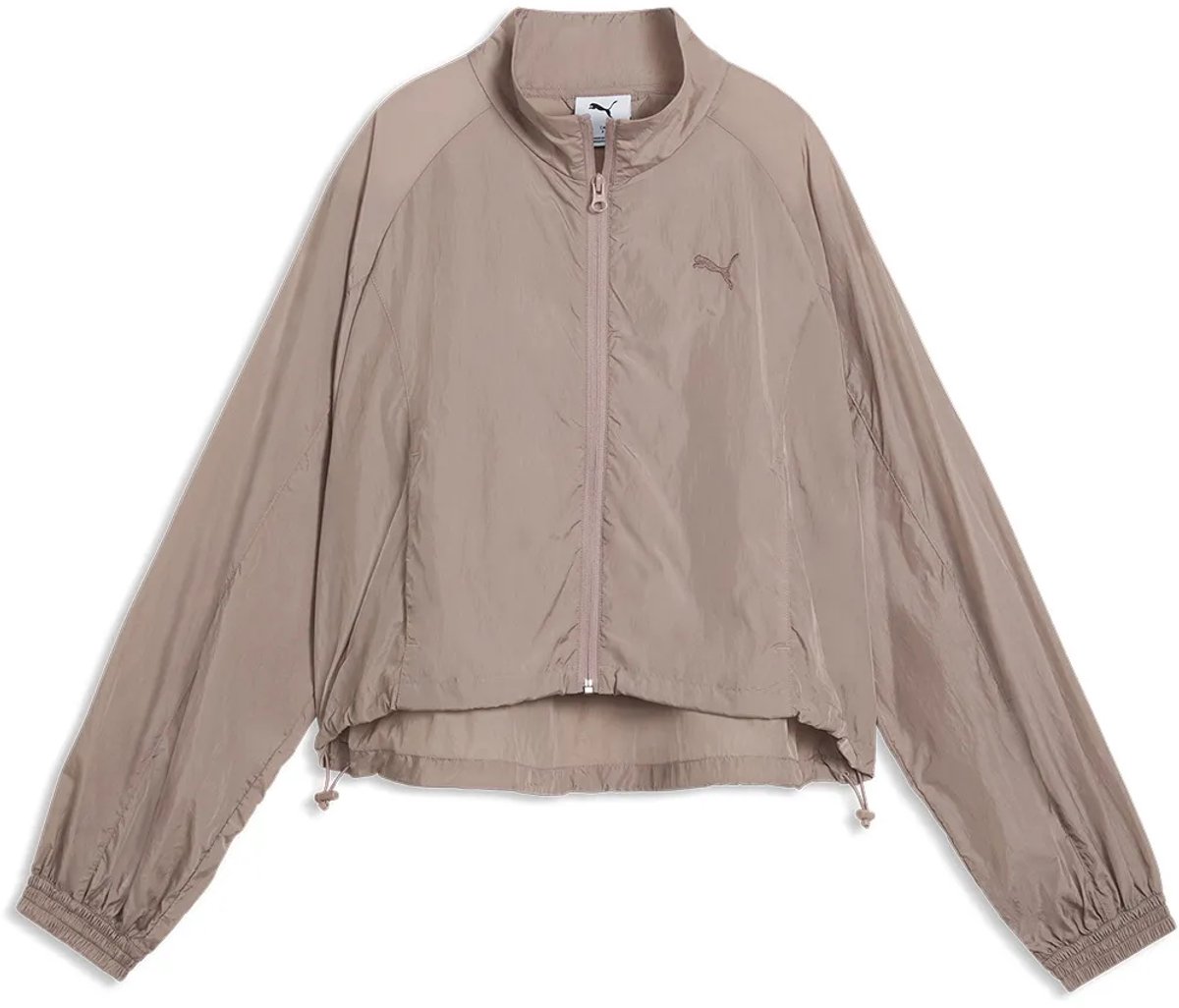 Puma Her Relaxed Fit Sweatshirt Met Rits L Vrouw Sand Stone