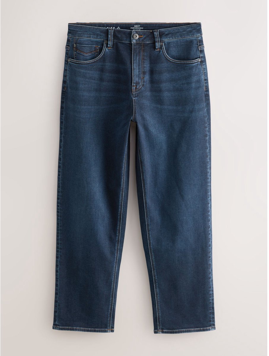 Next - Heren - Relaxed fit - Motionflex jeans - Blauw
