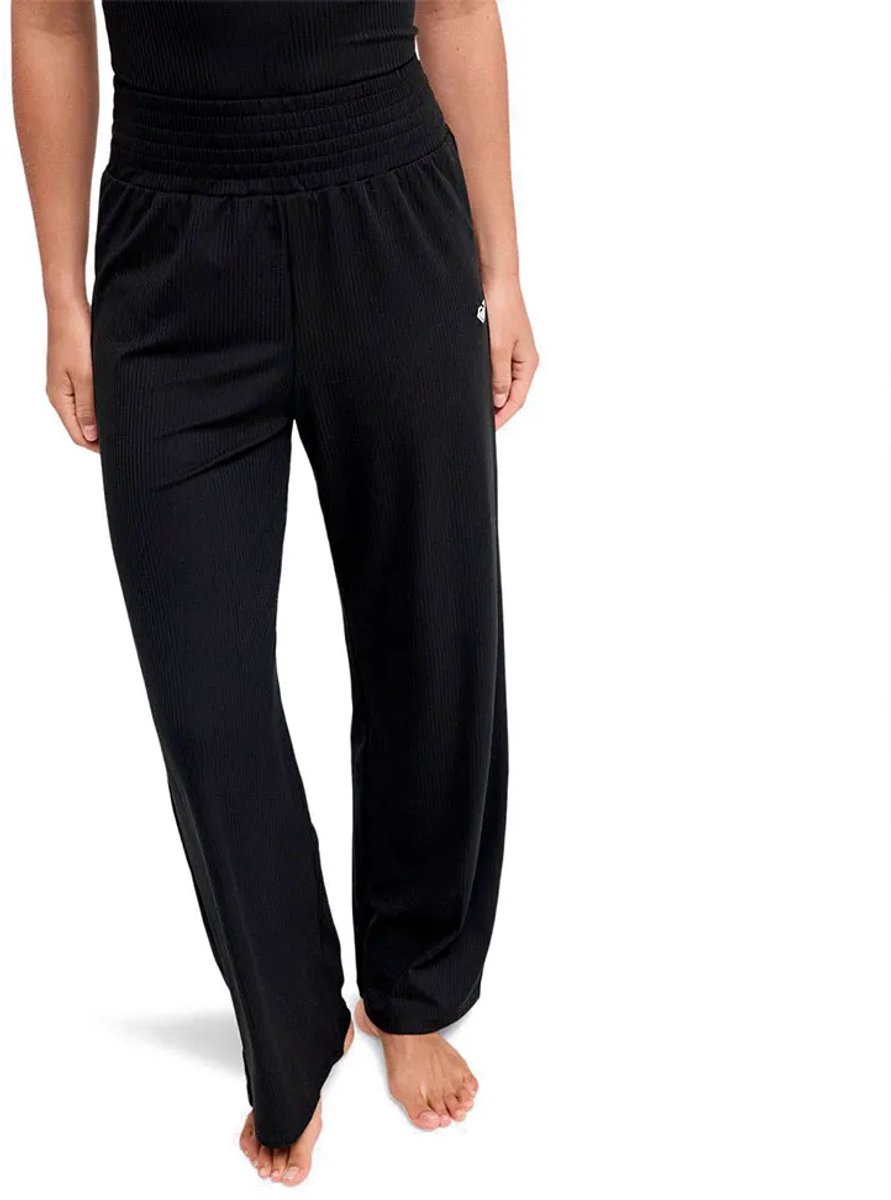 Roxy Rise & Vibe Rib Smoked Broek L Vrouw Antraciet