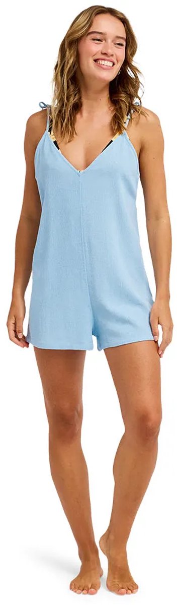 Roxy Nazare Surf Spot Mouwloze Romper XL Vrouw Blauw