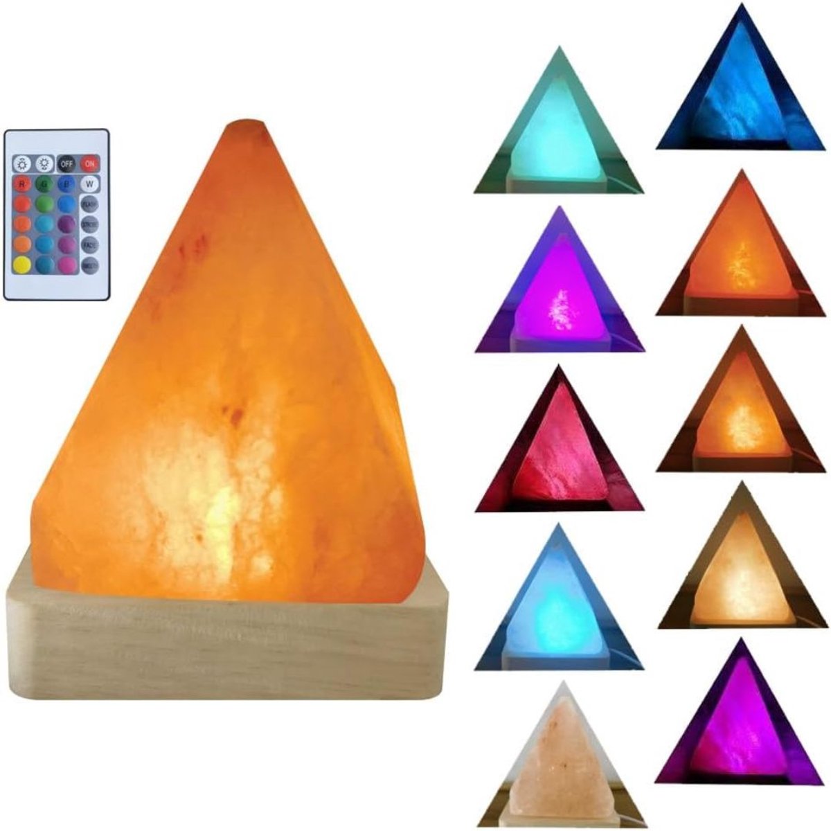 CLVP® Himalaya Zoutlamp - Zoutlamp - Multikleur