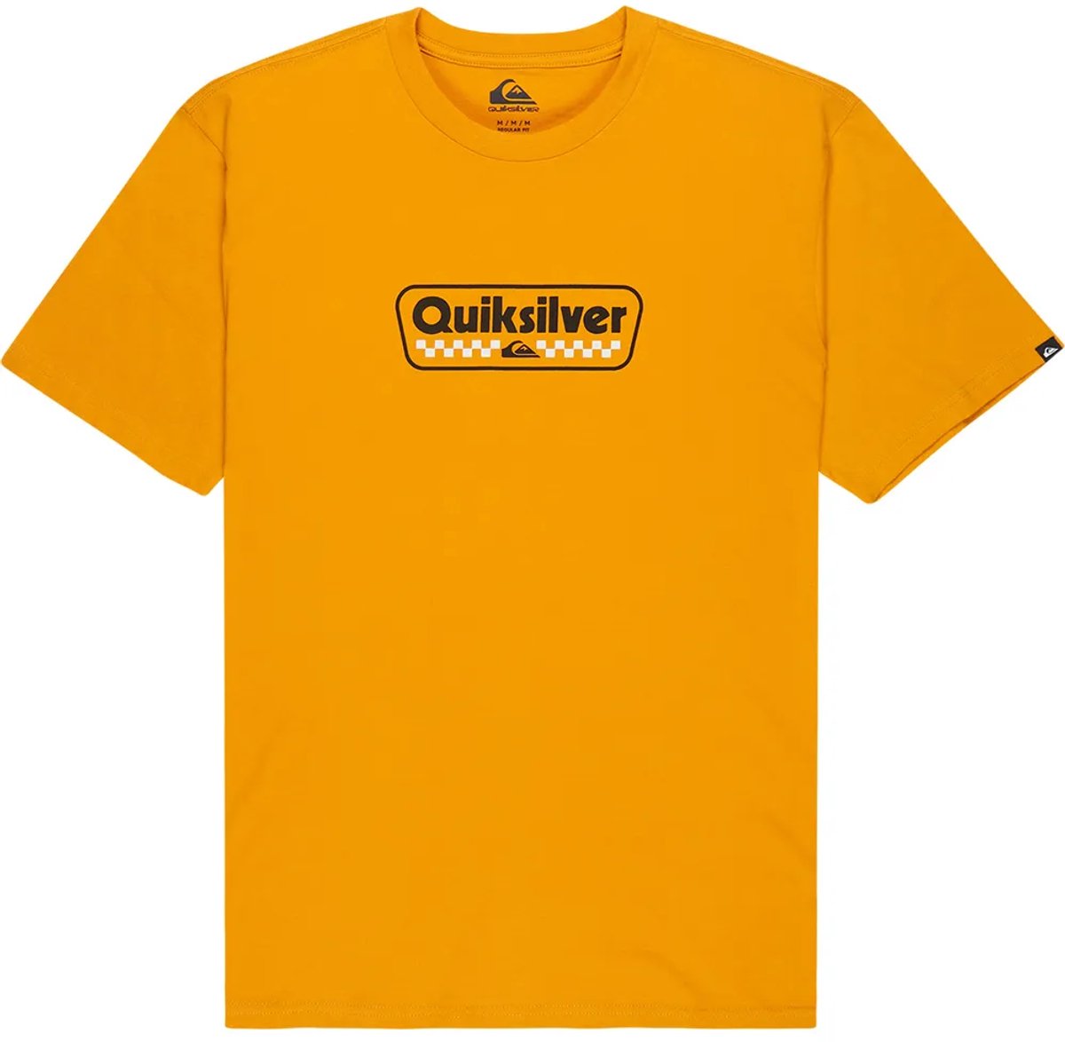 Quiksilver Ev Starting Grid T-shirt Met Korte Mouwen XL Man Geel