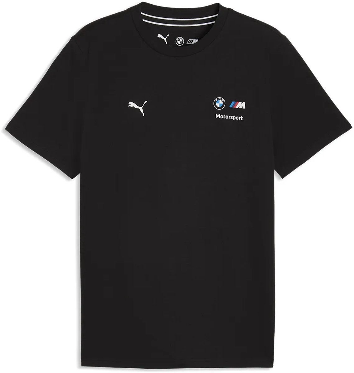 Puma Bmw Mms Ess 634897 T-shirt Met Korte Mouwen XS Man Zwart