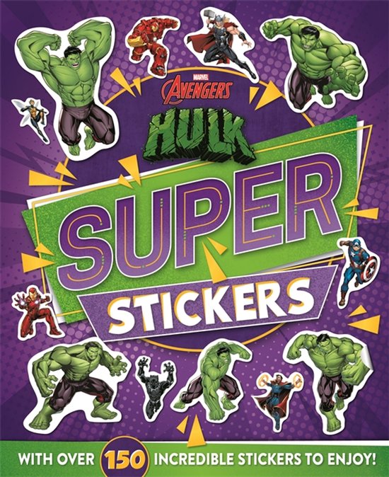 With over 150 stickers!- Marvel Avengers Hulk: Super Stickers